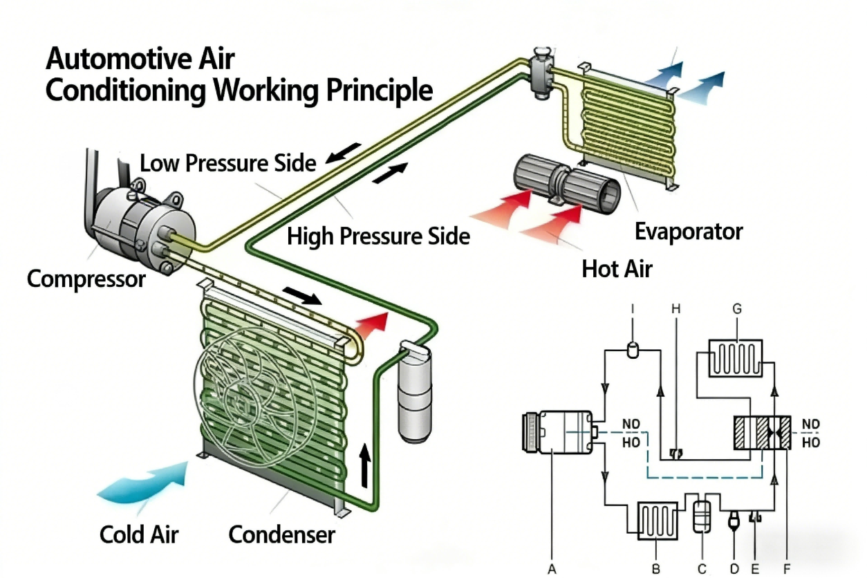 Differences Between Automotive Evaporators and Condensers